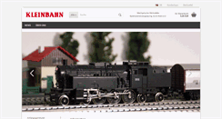 Desktop Screenshot of kleinbahn.com